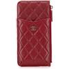CHANEL Pre-Owned - Cover smartphone CC in pelle Caviar trapuntata 2019 - Donna - pelle caviar - Taglia unica - Rosso