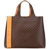 Celine Pre-Owned - Borsa tote Macadam in tela cerata 2001 - Donna - tessuto/pelle di vitello - Taglia unica - Marrone