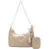 Prada Pre-Owned - Borsa a spalla Re-Edition 2005 anni 2000 - Donna - nylon - Taglia unica - Toni neutri