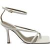 Bottega Veneta Pre-Owned - Sandali Stretch in pelle con cinturino alla caviglia - Donna - pelle di agnello/pelle/pelle/gomma - 36 - Bianco