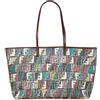 Fendi Pre-Owned - Borsa tote Zucca Spalmati Roll media anni '10-'25 - Donna - tessuto/pelle di vitello - Taglia unica - Marrone