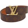 Louis Vuitton Pre-Owned - Cintura Monogram Initiales Reversibile 2025 - Donna - tela - Taglia unica - Marrone