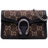 Gucci Pre-Owned - Borsa a tracolla GG Dionysus micro in denim 2016-2025 - Donna - Denim/pelle di vitello - Taglia unica - Marrone