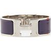 Hermès Pre-Owned - Bracciale largo Clic Clac H PM smaltato XX secolo - Donna - smalto/metallo - Taglia unica - Viola