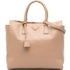 Prada Pre-Owned - Borsa a tracolla Lux in pelle Saffiano 2000-2025 - Donna - pelle - Taglia unica - Marrone