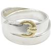 Hermès Pre-Owned - Anello Double Tour con fibbia in argento sterling e oro giallo 18 carati 1990-2010 - Donna - argento/oro giallo - Taglia unica