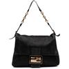 Fendi Pre-Owned - Borsa a spalla Mamma Forever anni '10-'25 - Donna - pelle di vitello/pelle di nubuck - Taglia unica - Nero