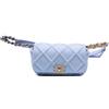 CHANEL Pre-Owned - Marsupio in jersey 19 con battente 2019 - Donna - cotone - Taglia unica - Blu