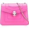 Bvlgari Pre-Owned - Borsa a tracolla squadrata Serpenti Forever in pelle con catena 2021-2025 - Donna - pelle di vitello - Taglia unica - Rosa