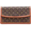 Louis Vuitton Pre-Owned - Clutch Pochette Dame GM con monogramma 1999 - unisex - tela/pelle di vitello - Taglia unica - Marrone