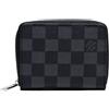 Louis Vuitton Pre-Owned - Portafoglio Damier Graphite con zip anni 2000 - unisex - PVC/pelle/tela - Taglia unica - Nero