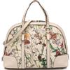 Gucci Pre-Owned - Borsa a tracolla Flora Nice Dome in pelle piccola 2016-2025 - Donna - pelle di vitello - Taglia unica - Bianco