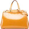 Louis Vuitton Pre-Owned - Borsa a tracolla Brea MM in pelle Vernis con monogramma 2012 - Donna - pelle - Taglia unica - Marrone