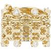 Hermès Pre-Owned - Anello Chaîne d'Ancre Calypso in oro giallo con diamanti anni 2020 - Donna - oro giallo/diamanti - 53
