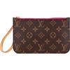 Louis Vuitton Pre-Owned - PouchMonogram Neverfull con monogramma 2018 - Donna - pelle/tela - Taglia unica - Marrone