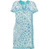 PUCCI Pre-Owned - Abito con motivo geometrico anni '60 - Donna - seta - 36 - Blu