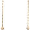 Cartier - Orecchini Trinity in oro giallo con diamanti anni '90 - Donna - diamanti/oro giallo/White Gold/Rose Gold - Taglia unica