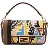 Fendi Pre-Owned - Borsa a tracolla Sarah Coleman in tela con ricamo e motivo Zucca Fish Eye Vertigo 2010-2025 - Donna - pelle di vitello/tela - Tag...