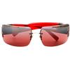 CHANEL Pre-Owned - Occhiali da sole con logo CC anni 2000 - Donna - acetato - Taglia unica - Rosso