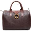Christian Dior Pre-Owned - Borsa Boston con monogramma 1970-1980 - Donna - PVC/pelle - Taglia unica - Marrone