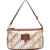 Louis Vuitton Pre-Owned - Borsa a mano Pochette Accessoires con charm e monogramma 2006 - Donna - PVC - Taglia unica - Bianco