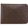 Louis Vuitton Pre-Owned - Portadocumenti Poche Documents Portfolio con monogramma 1995 - unisex - tela - Taglia unica - Marrone