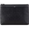Louis Vuitton Pre-Owned - Clutch Shadow Discovery Pochette con monogramma 2020 - unisex - pelle di vitello - Taglia unica - Nero