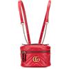Gucci Pre-Owned - Zaino GG Marmont mini tondo in pelle matelassé 2016-2025 - unisex - pelle di vitello - Taglia unica - Rosso