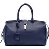Saint Laurent Pre-Owned - Borsa a tracolla Classic Y Cabas media 2013-2025 - Donna - pelle di vitello - Taglia unica - Blu