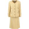 CHANEL Pre-Owned - Completo Boutique in lana (3 pezzi) - Donna - seta/lana - 42 - Giallo
