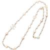 CHANEL Pre-Owned - Collana Coco Mark 1986-1988 - Donna - placcatura in oro - Taglia unica - Bianco
