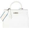 Hermès Pre-Owned - Borsa Kelly Retourné 35 two-way - Uomo - pelle - Taglia unica - Bianco