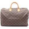Louis Vuitton Pre-Owned - Borsa da viaggio Speedy 40 con monogramma 2004 - Donna - PVC/pelle di vitello - Taglia unica - Marrone