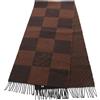 Louis Vuitton Pre-Owned - Sciarpa Damier Giant 2020 - unisex - lana di agnello/cashmere - Taglia unica - Marrone