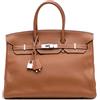 Hermès Pre-Owned - Borsa a mano Birkin Retourne in pelle Togo 35 2008 - Donna - pelle di vitello - Taglia unica - Marrone