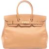 Hermès Pre-Owned - Borsa a mano Birkin Retourne 35 1999 - Donna - pelle di vitello - Taglia unica - Marrone