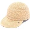CHANEL Pre-Owned - Cappello da baseball in paglia anni '80 - Donna - paglia - M - Toni neutri