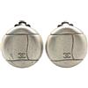 CHANEL Pre-Owned - Orecchini tondi CC a clip con placcatura argento 1998 - Donna - argento - Taglia unica