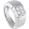 Van Cleef & Arpels Pre-Owned - Anello Quatrefoil in oro bianco 18 carati con diamanti - Donna - diamanti/oro bianco 18kt - Taglia unica - Argento