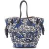 Loewe Pre-Owned - Borsa tote Flamenco Knot William de Morgan piccola in tela 2015-2025 - Donna - tela - Taglia unica - Blu