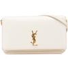 Saint Laurent Pre-Owned - Borsa a tracolla Cassandre Phone Holder 2021 - Donna - pelle di vitello - Taglia unica - Bianco