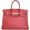 Hermès Pre-Owned - Borsa a mano Epsom Birkin Retourne 35 1999 - Donna - pelle di vitello - Taglia unica - Rosso