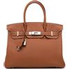 Hermès Pre-Owned - Borsa a mano Birkin Retourne 30 in pelle Togo 2009 - Donna - pelle di vitello - Taglia unica - Marrone