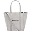 Balenciaga Pre-Owned - Borsa tote Everyday anni 2000 - Donna - Glitter/pelle - Taglia unica - Grigio