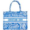 Christian Dior Pre-Owned - Borsa tote Dioriviera Book media in tela con ricamo Toile De Jouy 2022 - Donna - tela - Taglia unica - Blu