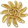 CHANEL Pre-Owned - Spilla CC placcata oro con motivo sole 1994 - Donna - placcatura in oro - Taglia unica