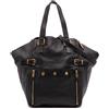 Saint Laurent Pre-Owned - Borsa tote Downtown media in pelle 2000-2012 - Donna - pelle di vitello - Taglia unica - Nero