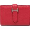 Hermès Pre-Owned - Portafoglio Bearn 2018 - Donna - pelle - Taglia unica - Rosso