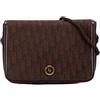 Christian Dior Pre-Owned - Borsa a tracolla Diorissimo in tela con motivo Trotter e battente XX secolo - Donna - pelle di vitello/tela - Taglia unica