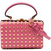 Valentino Garavani Pre-Owned - Borsa a tracolla Rockstud Alcove Box in pelle con manico 2000-2017 - Donna - pelle di vitello - Taglia unica - Rosa